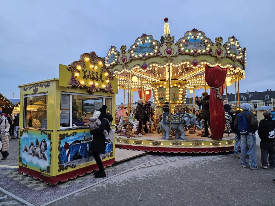 Carousel at the Schönbrunn Christmas Market