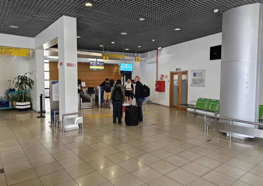 Departure hall, Flores Airport