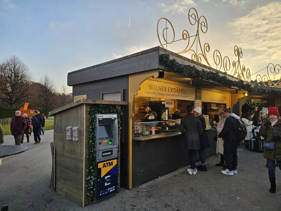 Markets in front of Oberes Belvedere