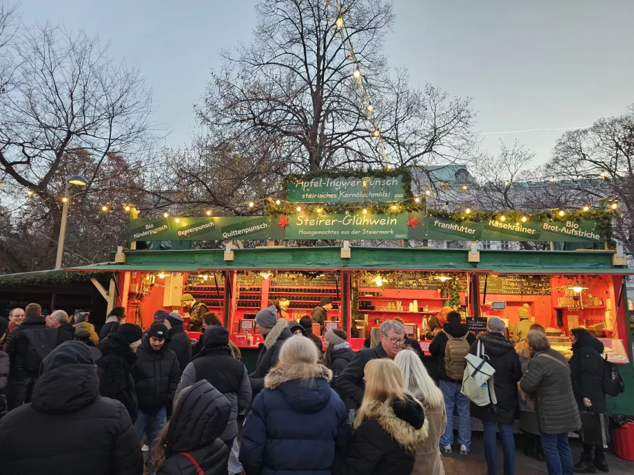 Markets in front of Karlskirche