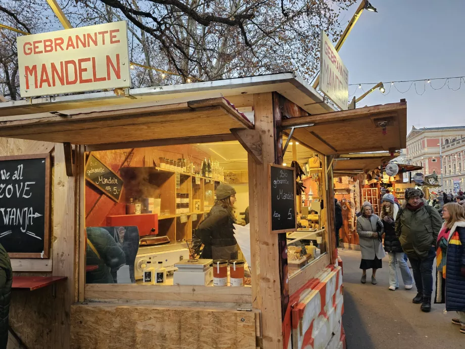 Markets in front of Karlskirche