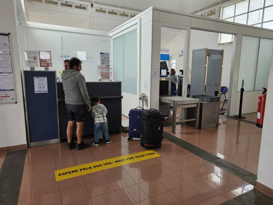 Interior of the public part of the terminal