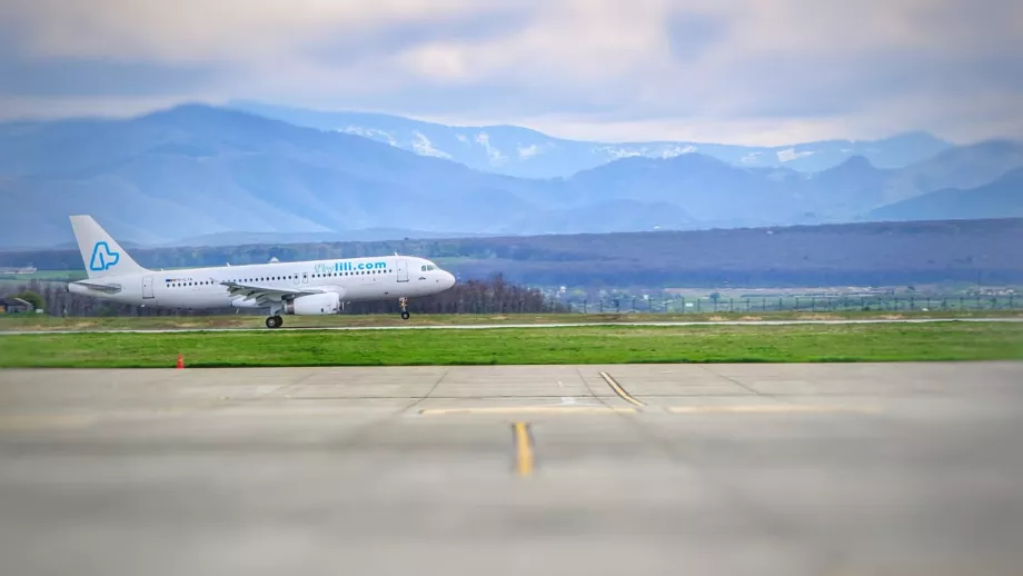 Flylili at Sibiu airport