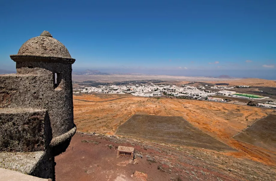 View of Teguise from the castle