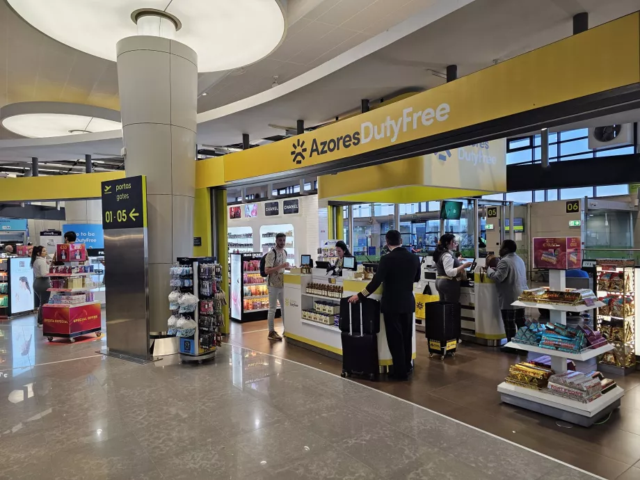 Duty Free Shop at Ponta Delgada Airport