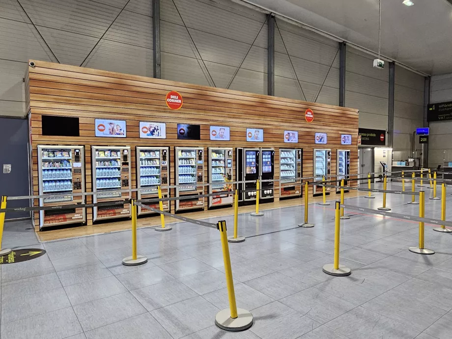 Vending machines at Terminal 2