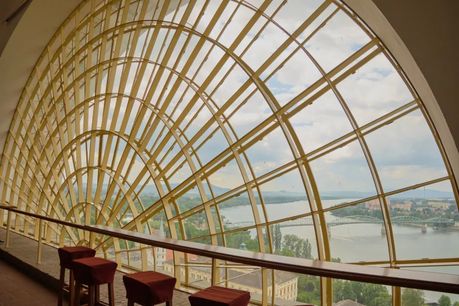 View of the Danube from the basilica