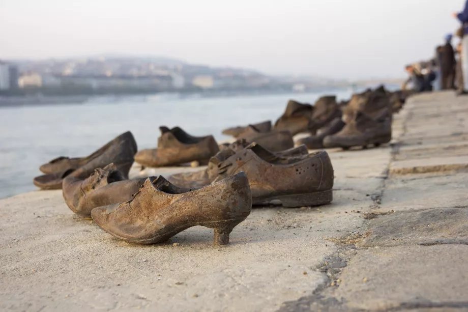 Shoes on the Danube bank