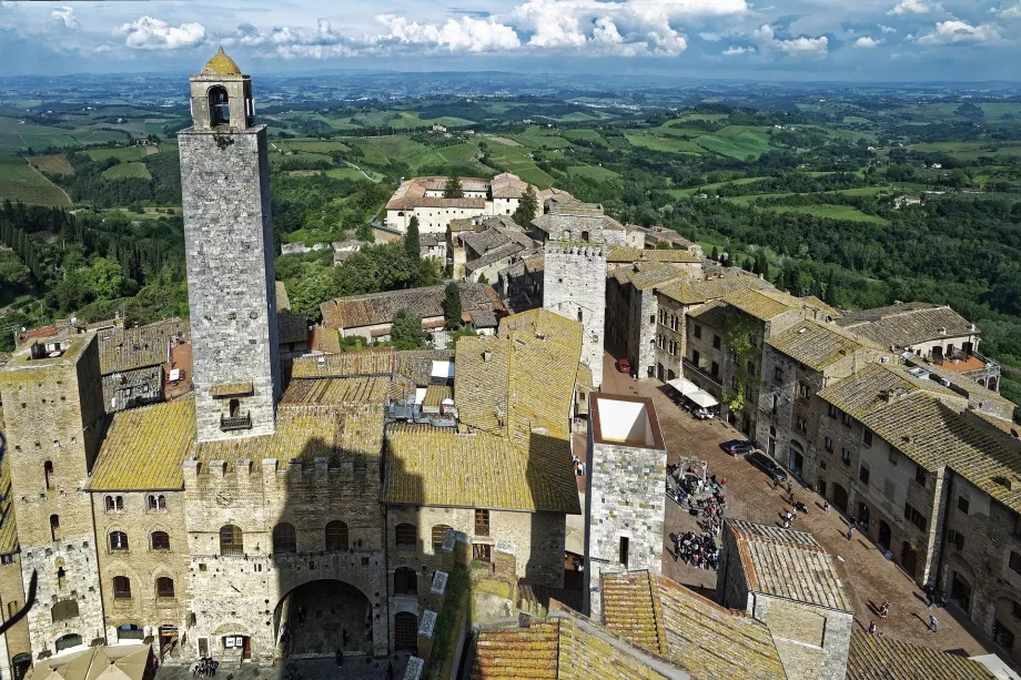 View from the Torre Grossa tower