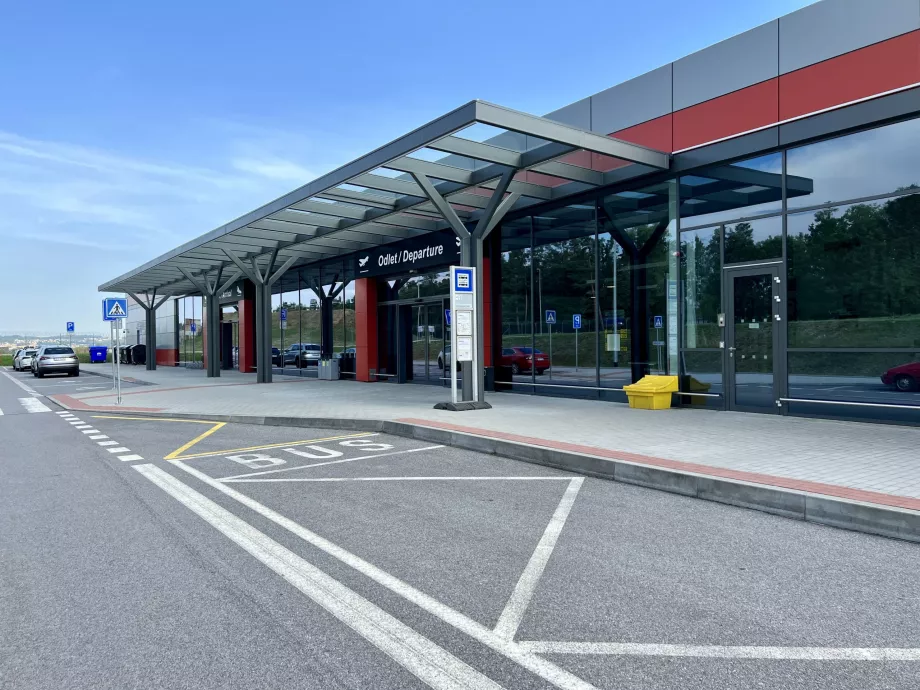 Bus stop České Budějovice Airport