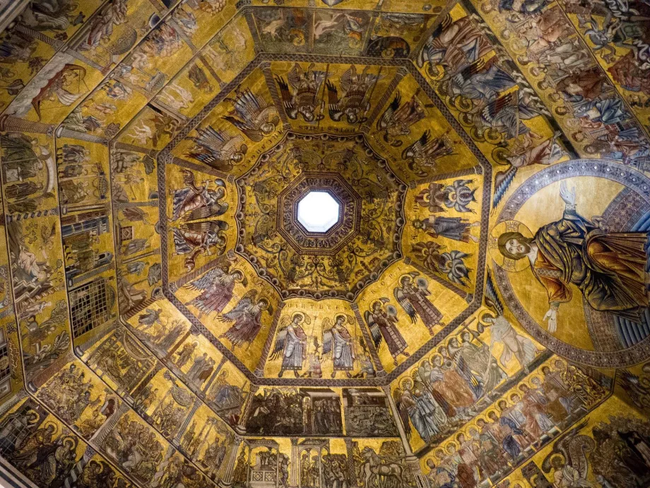 Ceiling of the baptistery