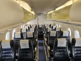 Luggage compartments and interior Dash 8 Q200