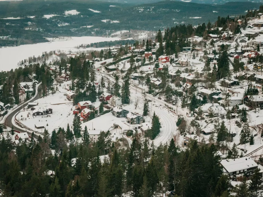 Nordic landscape on the outskirts of Oslo