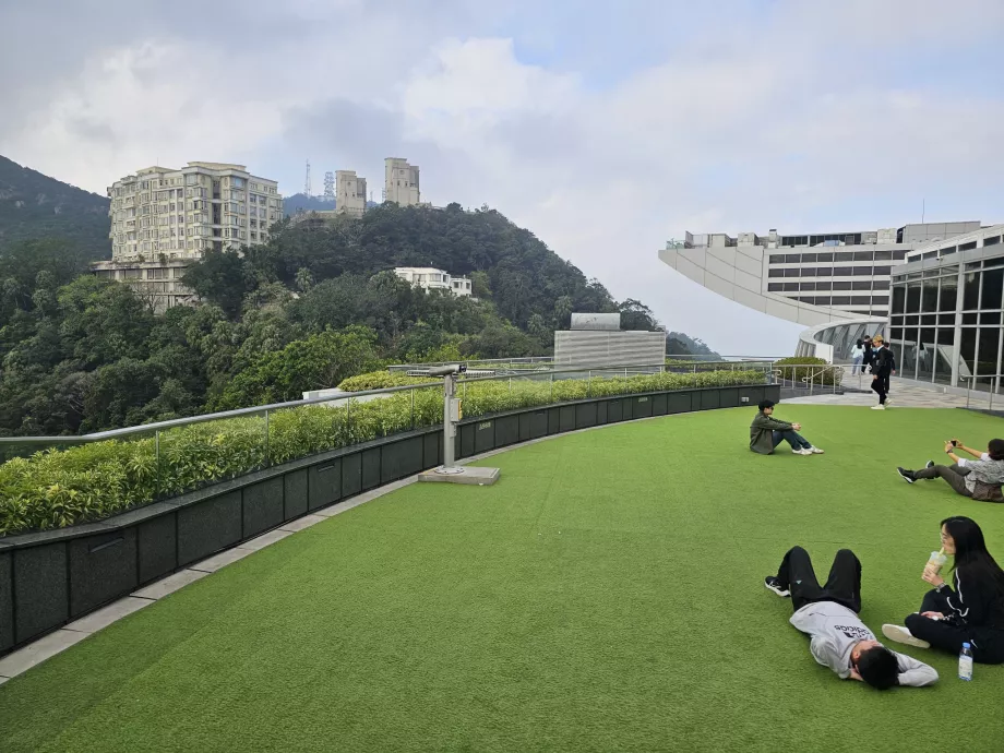 The roof of The Peak Galleria