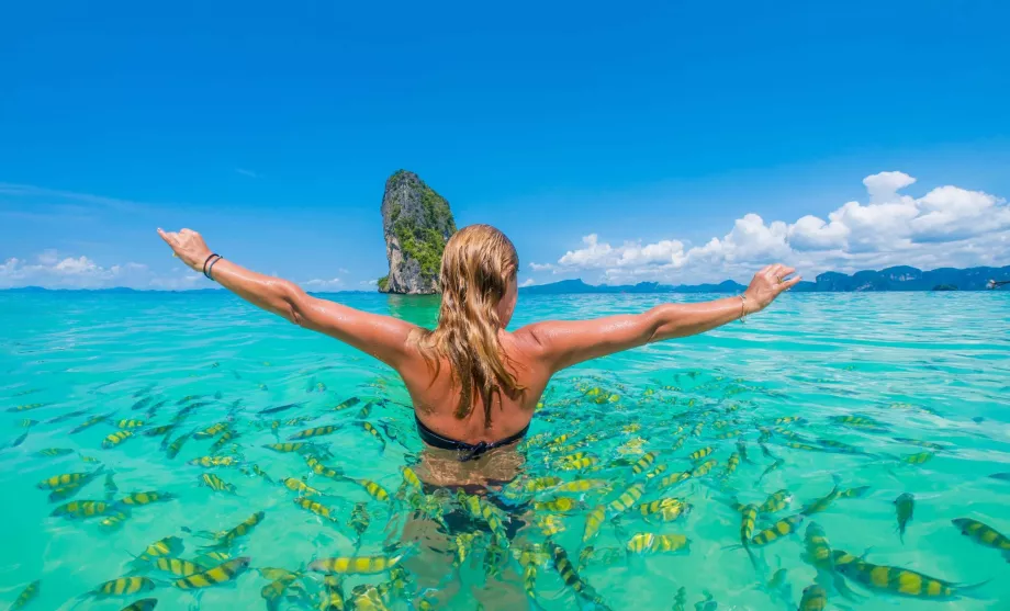 Swimming in Thailand