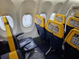 Ryanair seats, Boeing 737 MAX 8