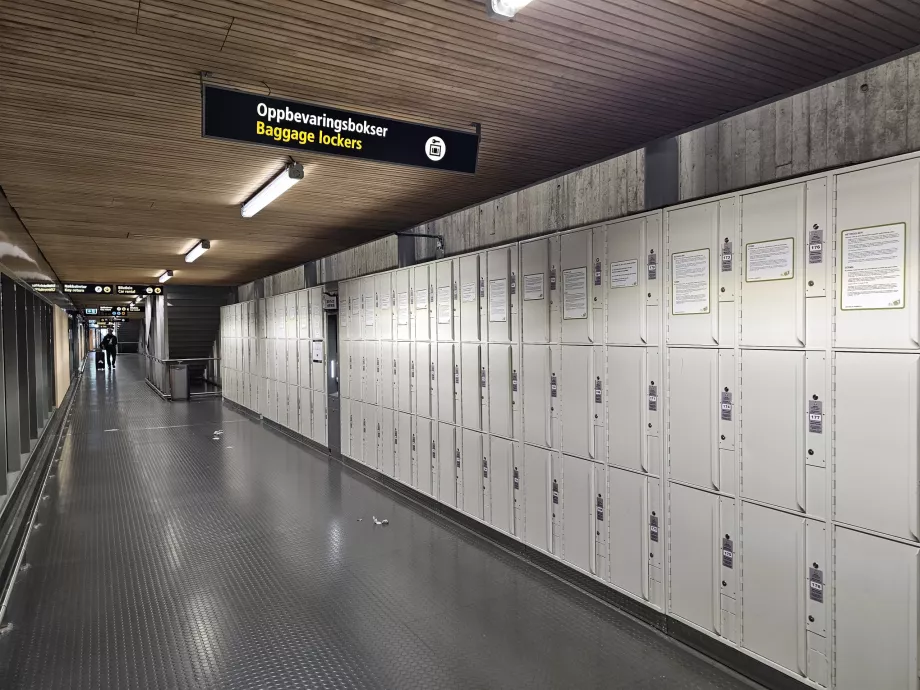 Lockers for luggage storage