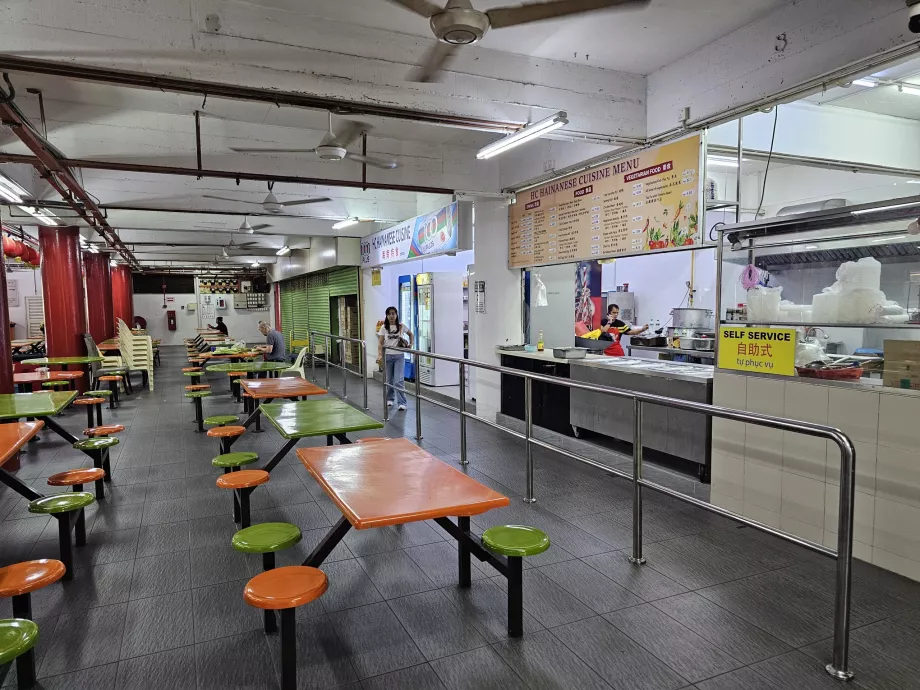 Dining room at Thean Hou Temple