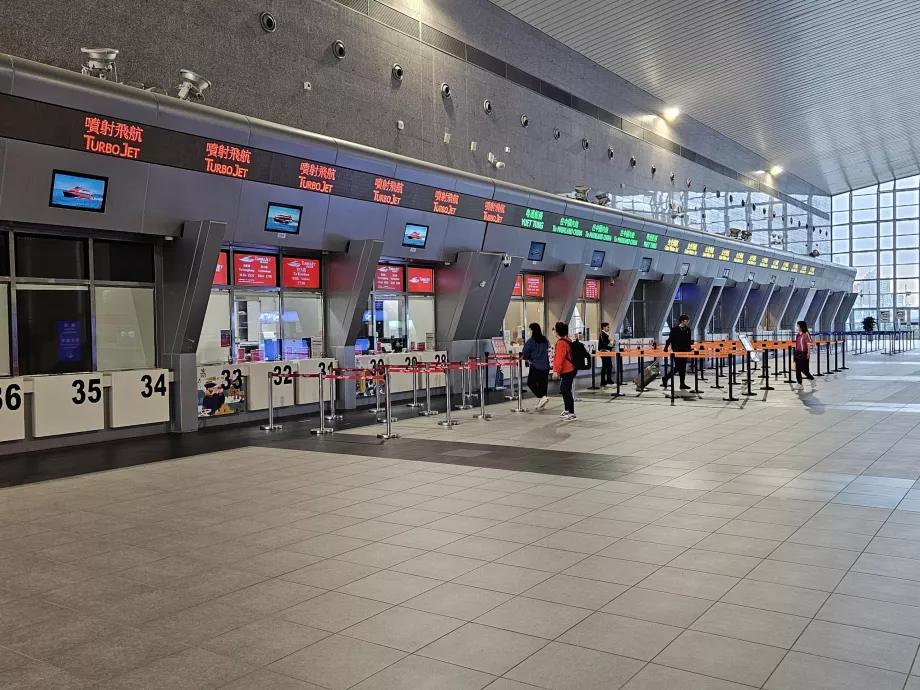 Ticket offices at Macau Taipa Port