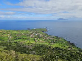 View of the village of Ponta Delgada