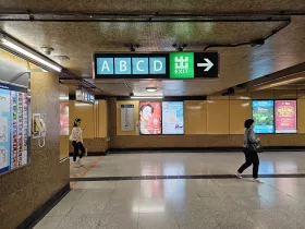Marking of metro exits