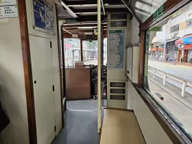 Tram interior