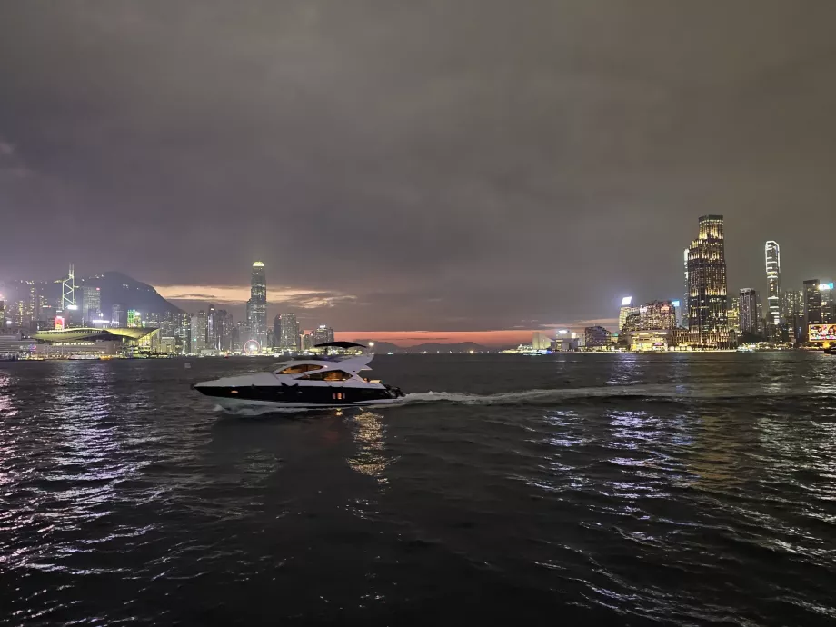 View of Victoria Harbour from East Coast Park