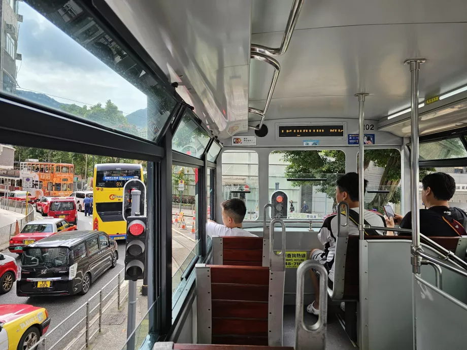 View from the 2nd floor of the tram