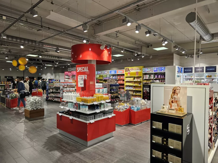 Duty Free Shop at Torp Airport