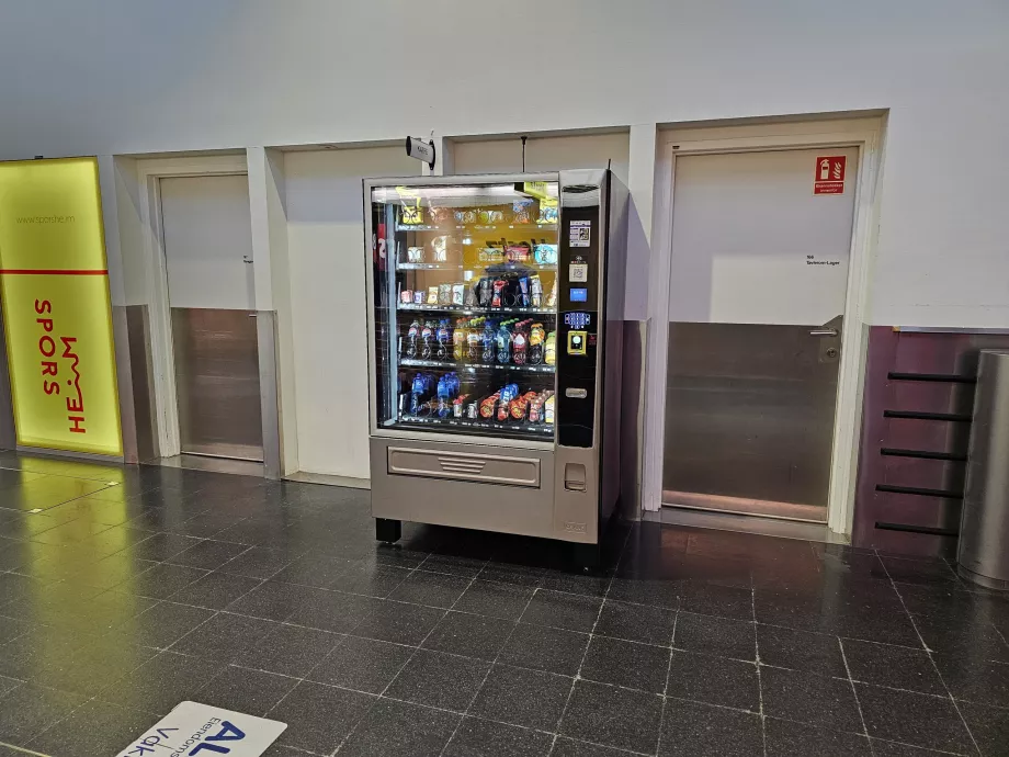 Vending machine in the arrivals hall