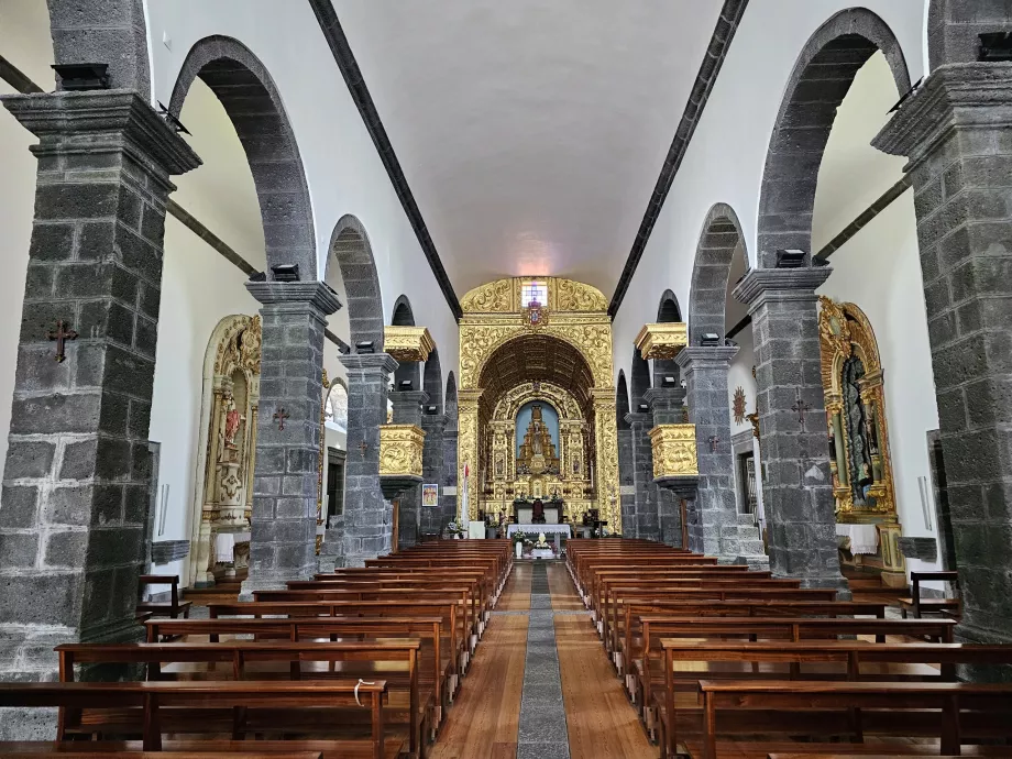 Interior of the church in Madalena