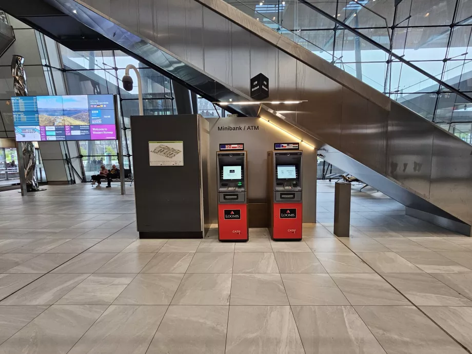 ATMs at Bergen Airport