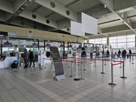 Rennes Airport check-in hall