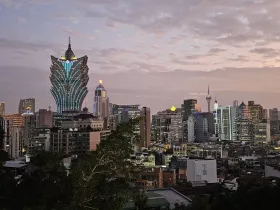 View of Macau in the evening