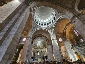 Interior of the Sacre Coeur Basilica