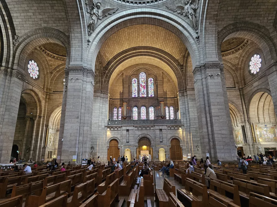 Interior of the Sacre Coeur Basilica