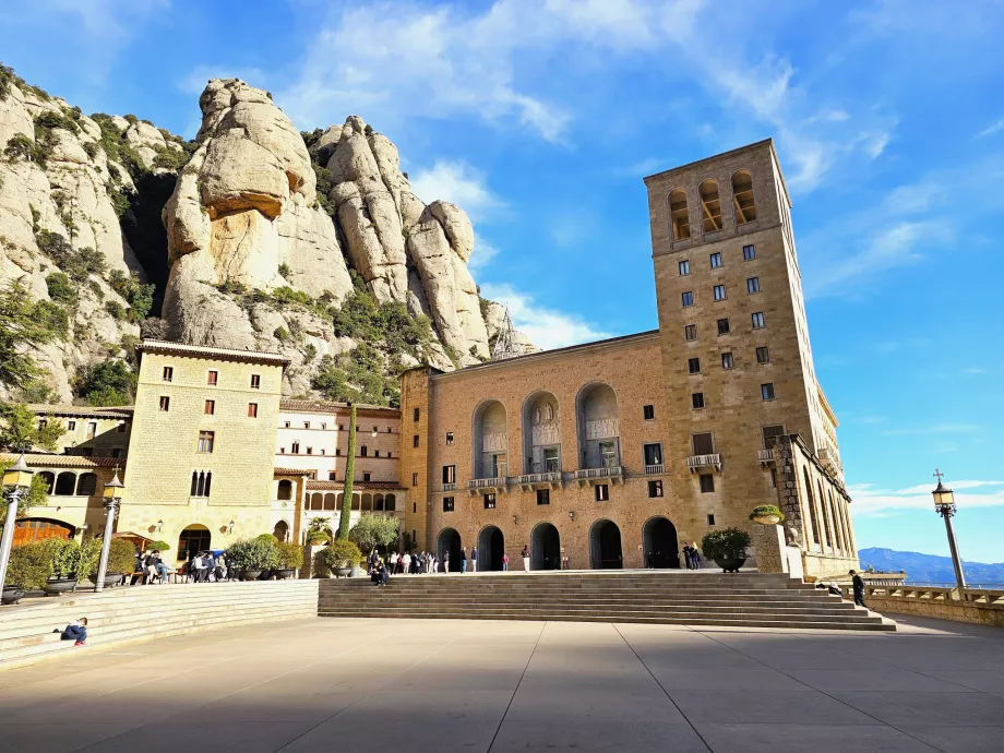 Modern part of the monastery from the 19th century