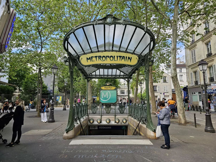 Metro entrance, Abbesses station