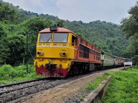 Train in Tham Krasae