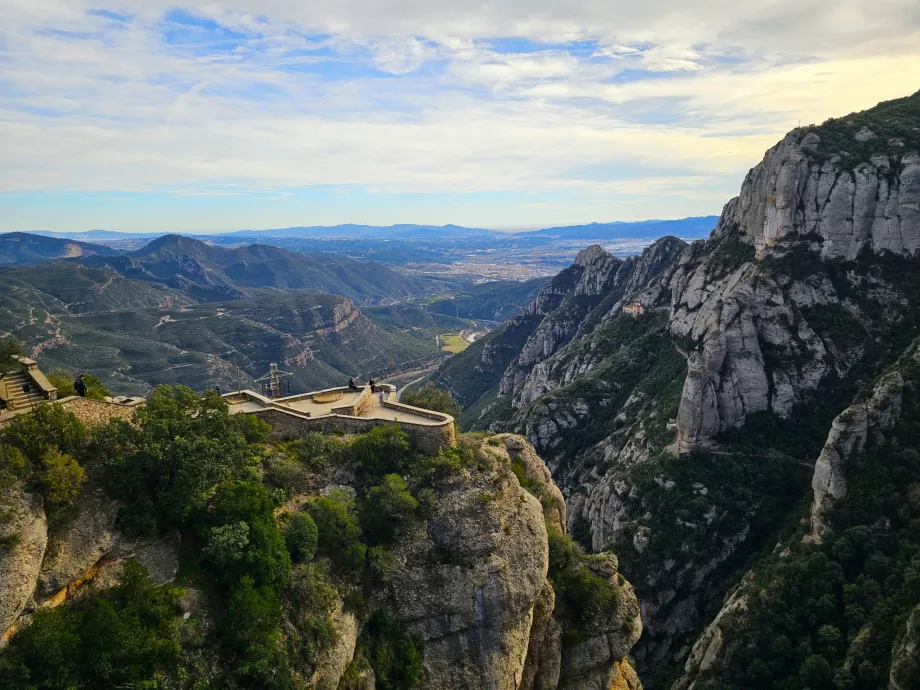 View from Montserrat Monastery