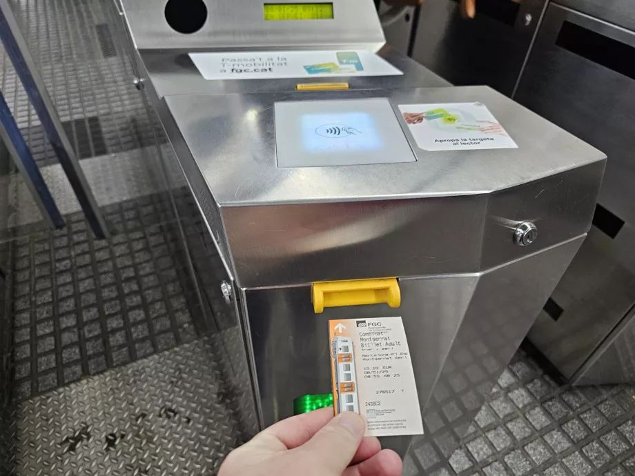 Ticket turnstile