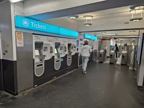 There are ticket machines in every metro station