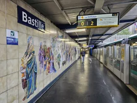 Bastille metro station