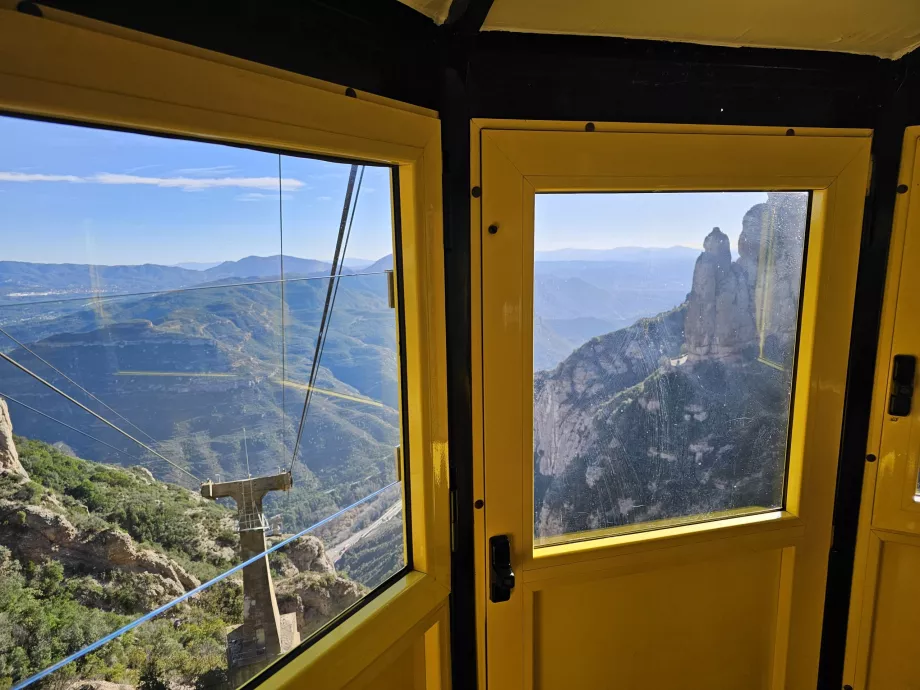 View from the Montserrat cable car