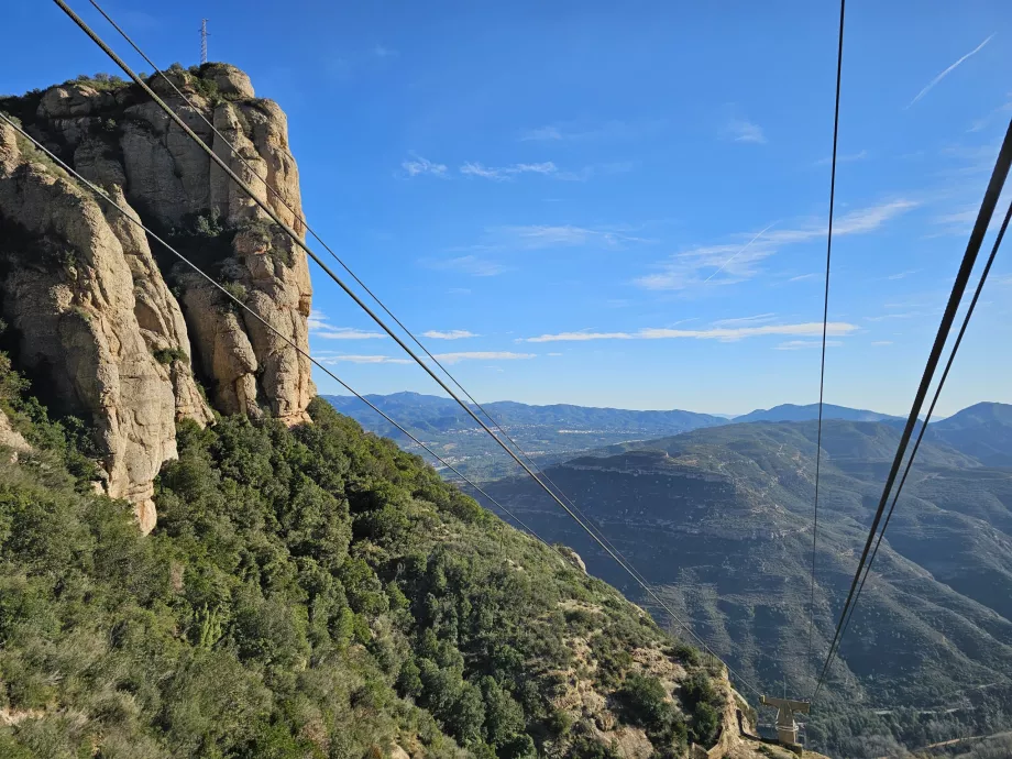 View from the Montserrat cable car