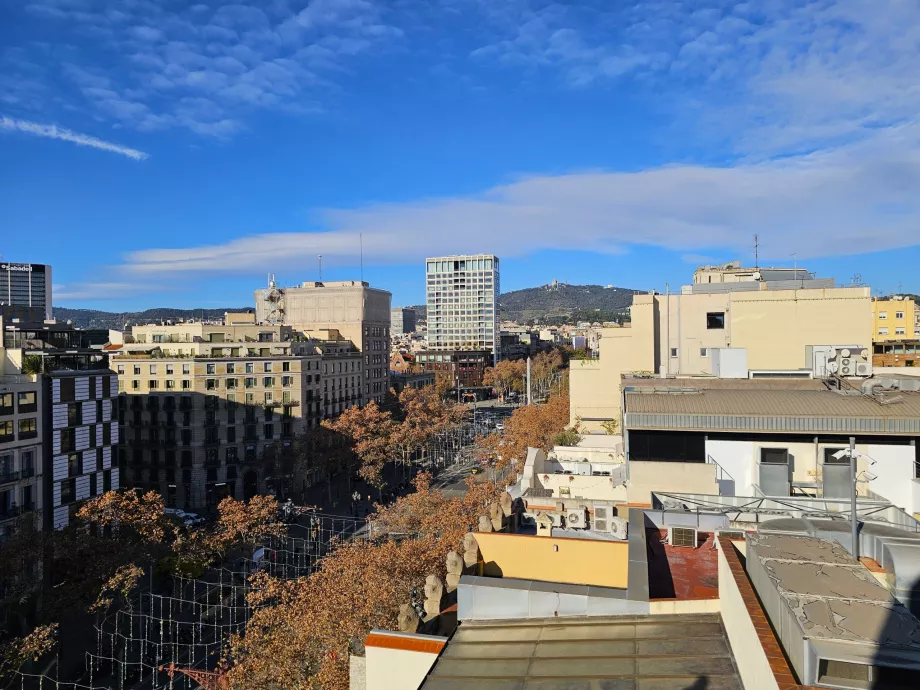 View from the terrace of Casa Milá