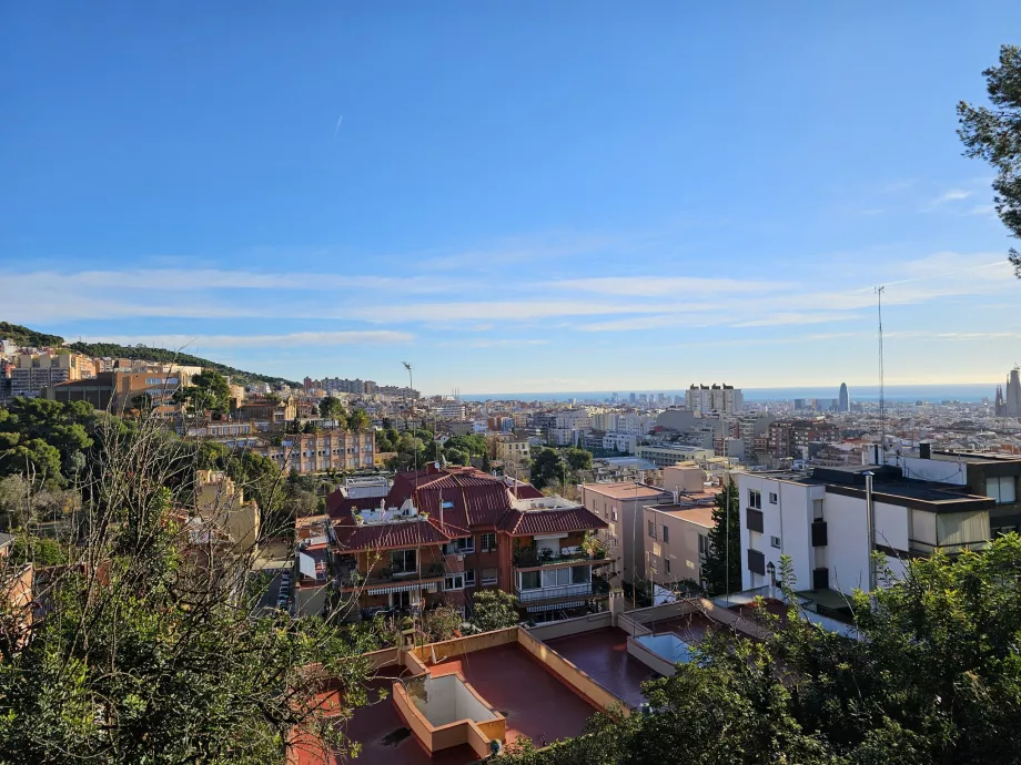 View from the hill of the Three Crosses