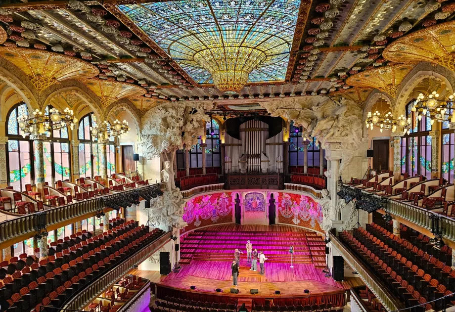 Palau de la Música Catalana, interior