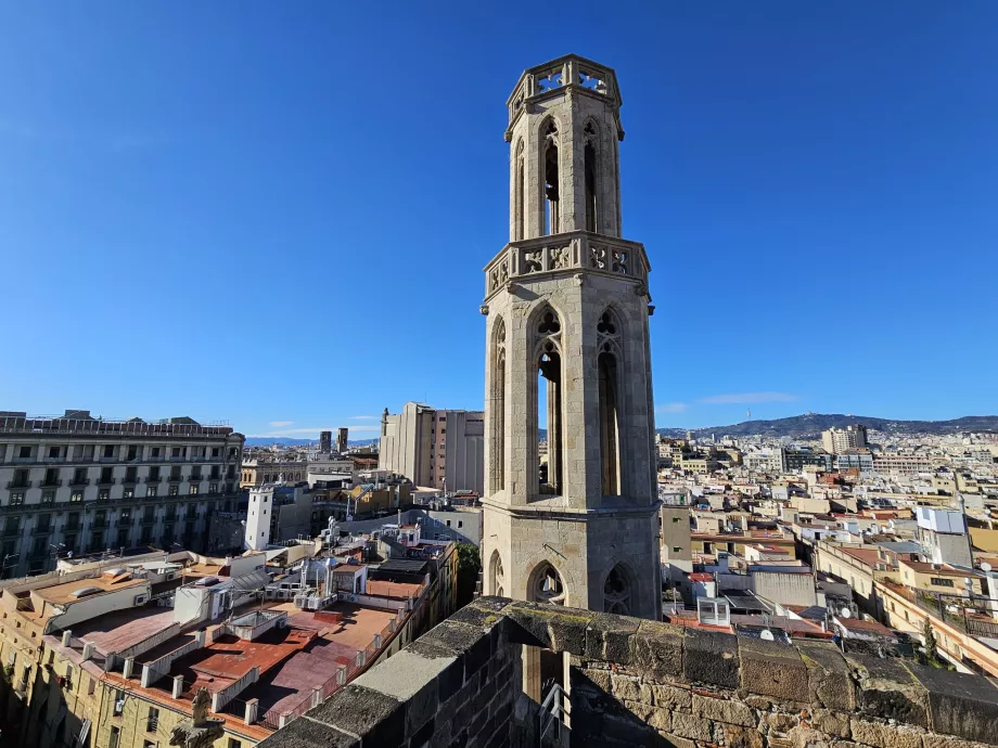 View from the roof of Santa Maria del Mar Church