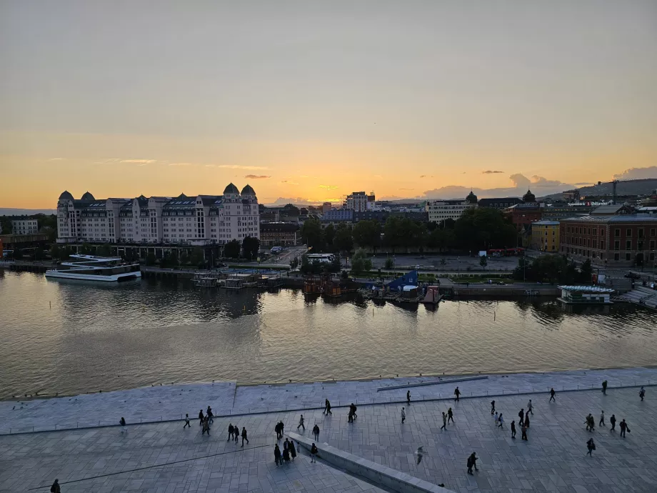 View from the roof of the Opera House